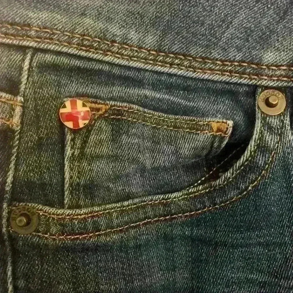 Hudson Womens Jeans Ginny Straight Ankle with Cuff, size 25 - Picture 4 of 12